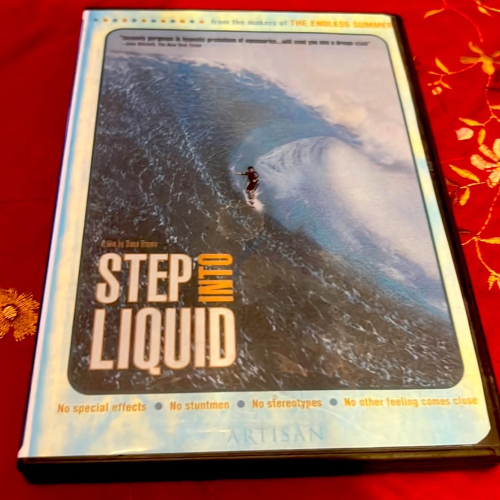 🔥"STEP INTO LIQUID BIG WAVE" SURFING DVD MUST SEE CLASSIC!!